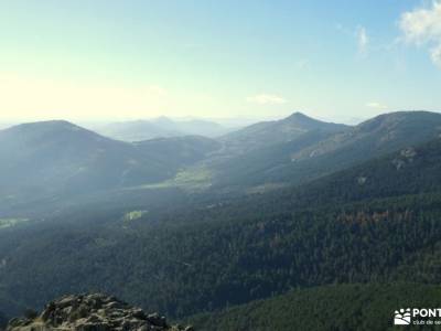 Abantos y Puerto de Malagón; bosque de valsaín canchal de la ceja sierra de somosierra bosque de fin